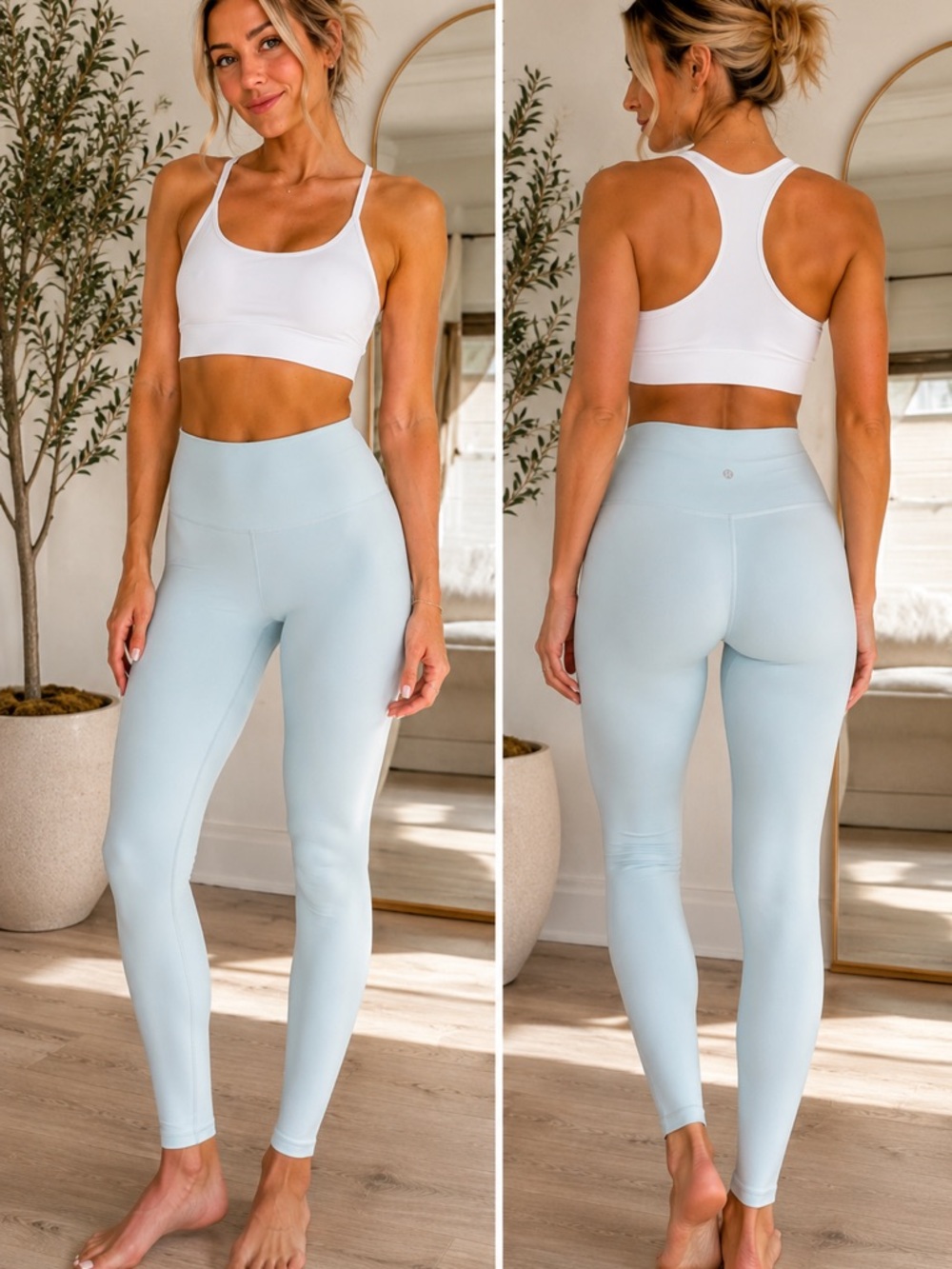 Lululemon Align High-Rise 25” Double-Lined Leggings Light Blue